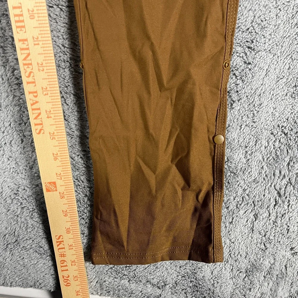 Prana Stretch Zion Slim Pant II Mens 28x32 Belted Roll Up Gorpcore Hiking Hybrid